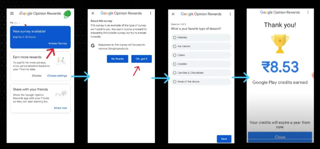 Google Opinion Rewards